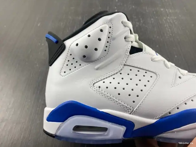 Reps TB Retro 384664-107 Sport Air Jordan (2014) 6 Blue 0505